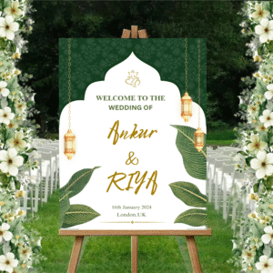 Indian Wedding Ceremony Welcome Board for Decoration (Copy)