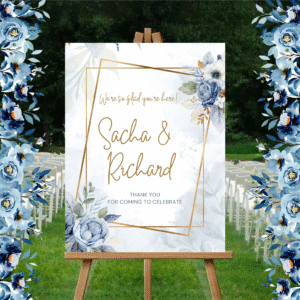 Indian Wedding Ceremony Welcome Board for Decoration