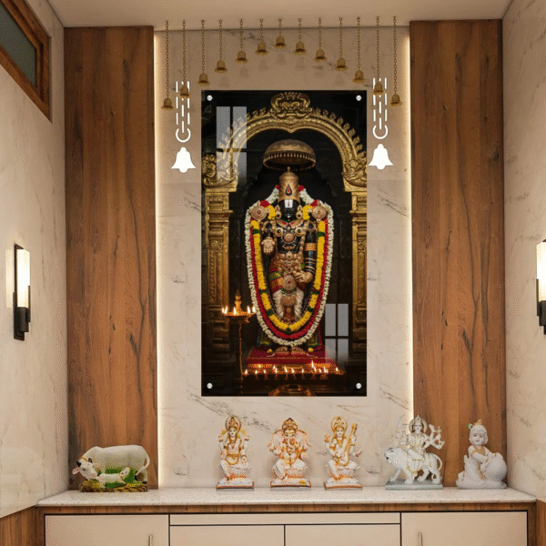 Lord Balaji Acrylic Photo Frame – UV Printed  | Wall Mountable - Image 3
