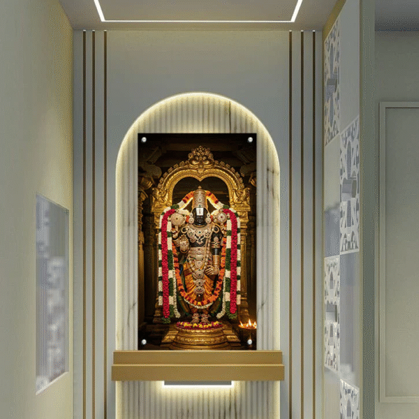 Lord Balaji Acrylic Photo Frame – UV Printed  | Wall Mountable - Image 2