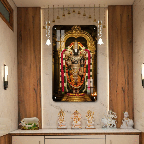 Lord Balaji Acrylic Photo Frame – UV Printed  | Wall Mountable - Image 4