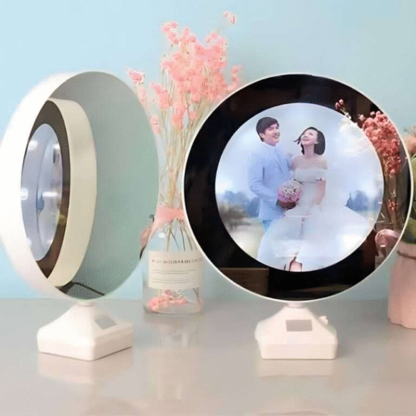 Magic Mirror Photo Frame With LED Light - Image 2