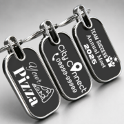 Metal Keychains - Rectangle - Image 2