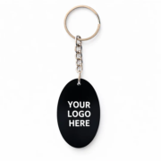 Custom Oval Acrylic Keychain – Personalized Logo Key Chain | Ideal for corporate gifts, events & giveaways - Image 4
