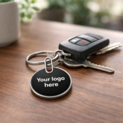 Custom Round Metal Keychain with Logo | Premium Stainless Steel Key Ring for Corporate Gifting & Branding - Image 2