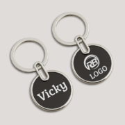 Custom Round Metal Keychain with Logo | Premium Stainless Steel Key Ring for Corporate Gifting & Branding - Image 3